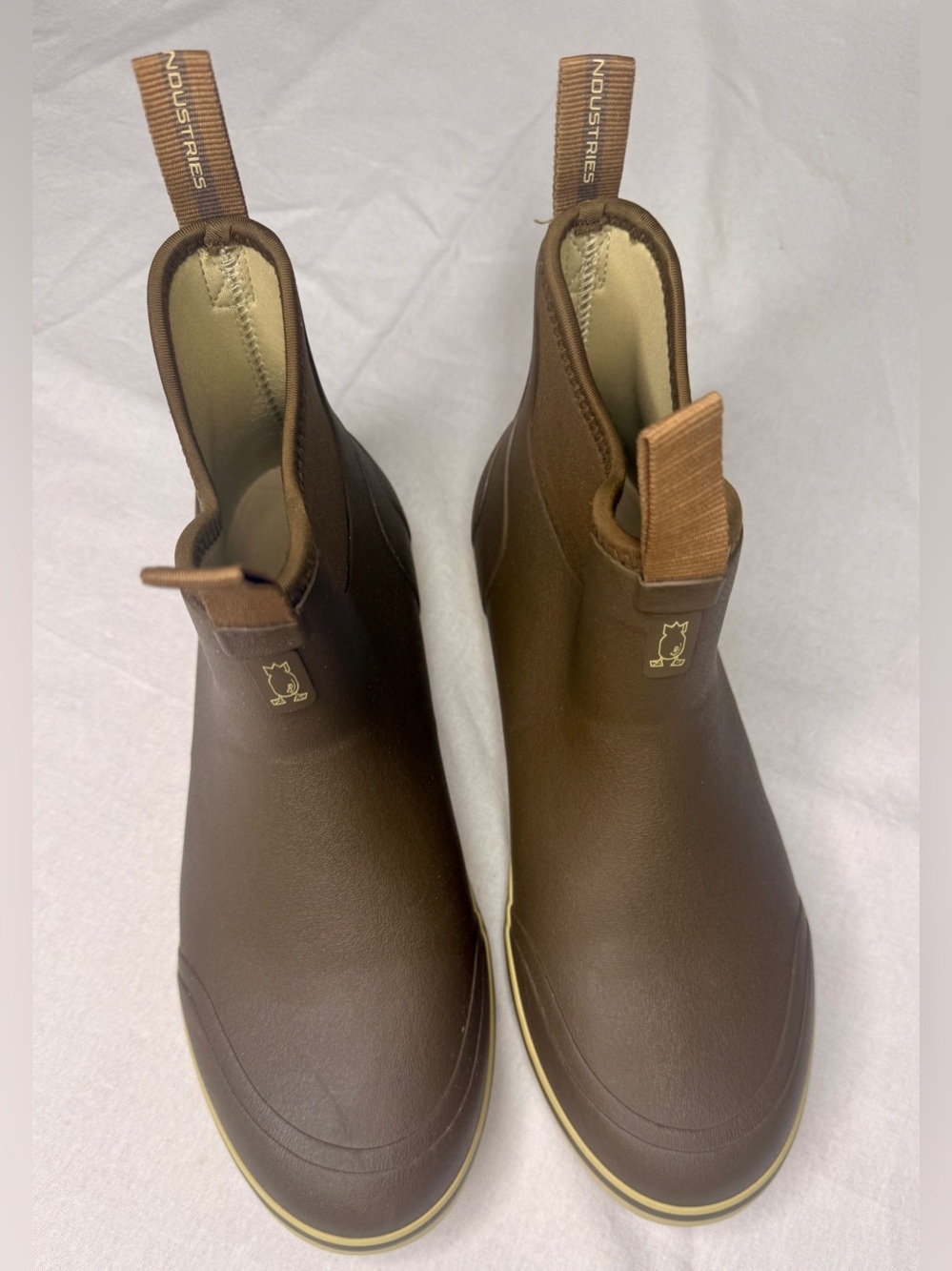 Dive Bomb Men's Brown Slip-On Rain & Snow Trudge Boots